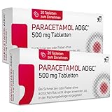 PARACETAMOL ADGC 500 mg - 2x 20 Stück – Tabletten bei leichten bis...