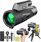 Auricase Monokulares Teleskop, monocular, 12 x 50 Hochauflösendes...