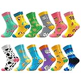 Facefuture Mitte Kalb Bunte Socken Lustige Socken Phantasie Strümpfe...