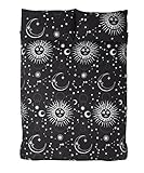 Rapport Home Celestial Bettbezug-Set, Polycotton, Schwarz, 2-teilig,...