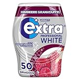 Extra Professional White Kaugummi, Himbeere Granatapfel, 50 Dragees