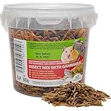 UGF - Insektenmischung mit Gammarus, 500ml = 80g, Igelfutter,...