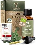 Heldengrün® BIO Oregano Öl 50 ml [MAX HOCHDOSIERT] mit +92% Carvacrol -...
