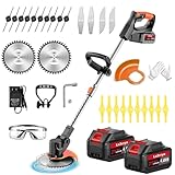 Rasentrimmer Mit Akku Für Makita Rasentrimmer, 5 in 1 Akku Freischneider...