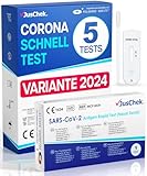 Adeste – NEUE Variante 5 x 1er Corona Schnelltest für Zuhause COVID 19...