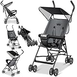KIDIZ® City Kinderwagen Buggy Buggy Kinderbuggy klappbar 360° 4 Zoll...