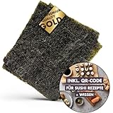 REISHUNGER Nori Algenblätter in GOLD-Qualität & QR-Code mit Sushi...