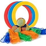 oazoxcx Jonglier-Starterset mit 3 Jonglierbällen 3 Tüchern 3 Ringen...