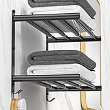 schwarz Dehnbare 17-30 Zoll Handtuchstange für Badezimmer Küche...