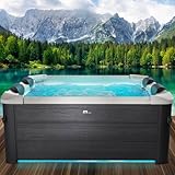 BRAST® Whirlpool MSpa Oslo mit Fester Außenwand | LED-Beleuchtung mit 20...