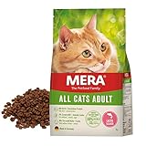 MERA Cats Lachs (2kg), getreidefreies Trockenfutter für ausgewachsene...