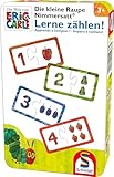 Schmidt Spiele 51238 Kleine Raupe Nimmersatt, Lerne zählen, Reisespiel in...