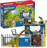 SCHLEICH Dinosaurs | Große Dino-Forschungsstation 41462 | Spielset mit 2...