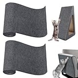 2 Stück Kratzmatte Selbstklebend 200 x 40 cm, Kratzschutz Sofa...