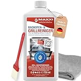 MAXXI CLEAN | Backofen & Grillreiniger - das Original | 1x 750 ml Gel, 1x...