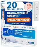 20x Corona Schnelltest Neue Variante 2025 Test Covid-19 Selbsttest Nasales...