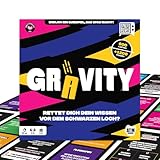 Gravity - Gesellschaftsspiel - Strategie und Wissensspiel - Quizspiel für...