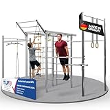 High-End Klettertower TOLYMP – Kletterturm mit Sprossenwand &...