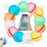 12 Stück Wiederverwendbare Wasserbomben, Wasserbomben Wiederverwendbar,...