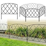 Thealyn Dekorativer Gartenzaun aus Metall, 61 cm breit x 61 cm hoch (5...