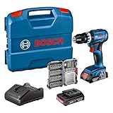 Bosch Professional 18V System Akku Schlagbohrschrauber GSB 18V-45 (Drehzahl...