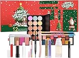 Schminkset,Weihnachts-Makeup-Adventskalender,12 einzeln verpackte Makeup,...