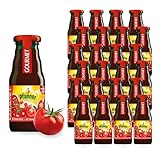 Pfanner Gourmet 100% Tomatensaft – 24 x 0,2L Einwegglas – Hochwertiger...