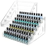 PRITOK 7 Schichten Nagellack Aufbewahrung: 2 Stück Acryl Nagellack...