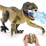 PREBOX Ferngesteuerter Dinosaurier Spielzeug für Jungen, RC Dino Roboter...