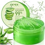 ASYBO 300 ML Aloe Vera Gel – 99% reine Aloe Vera Feuchtigkeitscreme für...