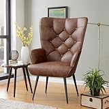 Hawthyhome eleganter Sessel polsterstuhl Ohnzimmer Sessel Schminktisch...