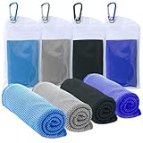 SZELAM Kühlendes Handtuch, 4 Packungen weiches, atmungsaktives, kühles...