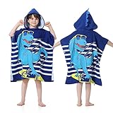 Mokani Badeponcho Kinder Poncho Handtuch, Mikrofaser Ultra Weich und...