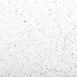 Baumwollputz Shop Baumwollputz Schneeweiß mit feinen schwarzen Effekten...