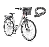 TELEFUNKEN E-Bike 28 Zoll Elektrofahrrad Alu mit 7-Gang Shimano...