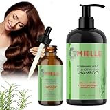 TZQFROCE Rosmarin Shampoo Rosmarinöl Haare Rosmarin Shampoo Damen 335ml...