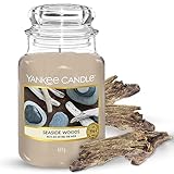 Yankee Candle Duftkerze im Glas (groß) | Seaside Woods | Brenndauer bis zu...