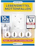 Patronus Lebensmittelmotten-Falle [10 Stück Vorteilspack] - Mottenfalle...