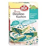 RUF Dinolino Kuchen, dreifarbiger Blechkuchen Zitronen-Geschmack mit...