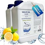 EXPLORER® San-Hy-Sol Sanitärflüssigkeit für Campingtoilette 5L (2x2,5L)...