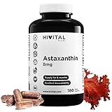 Astaxanthin 8 mg. 180 vegane Kapseln für eine 6-monatige Kur. Hergestellt...