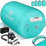 KESSER® Aufblasbare Airtrack | inkl. Tragetasche & elektr. Luftpumpe |...