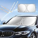 Sonnenschutz Auto Frontscheibe für Skoda Fabia III 2014-2018, Auto...