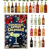 Cocktail-Adventskalender, 2025, Weihnachtsdekoration aus Kunstharz, 3D,...