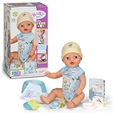 BABY born Little Baby Boy 36 cm, Babypuppe mit 7 Funktionen für...