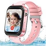 Kinder Smartwatch, 4G Smartwatch Kinder mit GPS und Telefon, Armbanduhr...