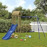 Snsowed Spielturm, Spielturm Mit Rutsche Und Schaukel, Spielplatz Outdoor,...