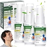 Herbal Lung Spray 3 Stück, Lungenreinigung Spray, Atementgiftendes...