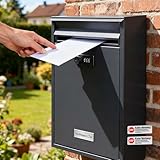 Zedelmaier Personalisiert Briefkasten Anthrazit Briefkästen mit...