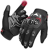 KEMIMOTO Motorradhandschuhe Herren, Motorrad Handschuhe mit...